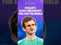 Ethereum's Vitalik Buterin Calls for d/acc Revolution #vitalikbuterin #ethereum #decentralizedai