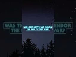 Was the Battle of Endor the End of the Galactic Civil War?