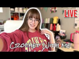 Crocheting Live and Planning Vlogmas projects 11/16/24