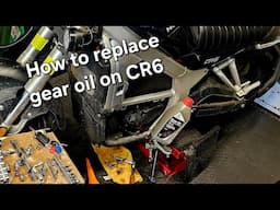 Gear oil replacement tutorial. Horwin CR6.