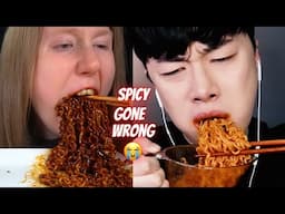 Spicy NOODLES *GONE WRONG*😭|Songbyrd cringe