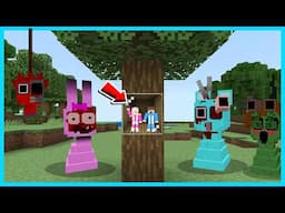 MIPAN & ZUZUZU MAIN PETAK UMPET SAMA SPRUNKI HORROR TAPI CURANG DI MINECRAFT!