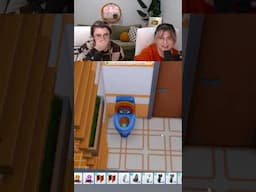 the orange toilet may haunt your dreams 😳😳 #sims4 #gaming