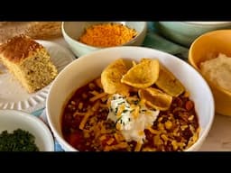 Easy & Delicious Chili Recipe | Quick Comfort Food with minimal prep.