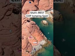 Utah’s BEST Cliff Jumping Spot! #utah #hiddengems