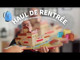 🛍️ HAUL DE RENTRÉE 💼 : Primark, Kiabi, Chaussea ... (Fille 6 ans)