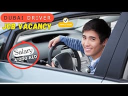 UAE Driver Job Vacancies | Driver Job Vacancy in Dubai UAE