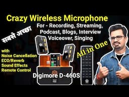 Collar Mic with Noise Cancellation |Wireless Mic for Recording Podcast Streaming Story Telling