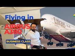 Emirates Airbus 380 business class review.London to Dubai