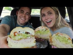 Jersey Mikes Mukbang (sub sandwiches)