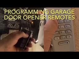 HOW TO PROGRAM NEW GARAGE DOOR REMOTES OR REPROGRAM EXISTING REMOTES TO A DIFFERENT CODE CHAMBERLIN