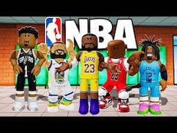 How NBA PLAYERS Took Over Roblox Fight in a School