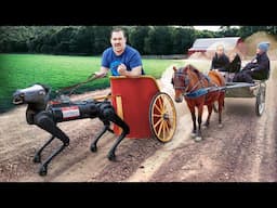 Racing a Horse with a Robot