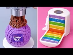 Most Satisfying Chocolate Cake Decorating Ideas Compilation | Easy Dessert Recipes | So Yummy Cake