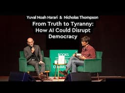 How is disruptive technology rewiring the world? | Nicholas Thompson and Yuval Noah Harari