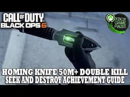 COD Black Ops 6 | 50m+ Homing Knife Double Kill | Seek And Destroy Achievement Guide