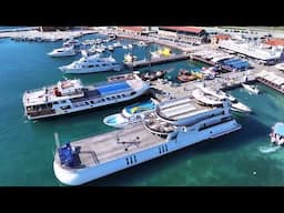 Paphos Harbour From Above