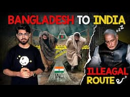 Bangladeshi People Crossing India Border Without Passport & Visa | Illegal Border Route