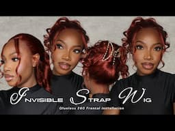 PERFECT FALL color | Invisi Strap 360 Glueless Wig Installation | Beginner Friendly FT. Ashmary Hair