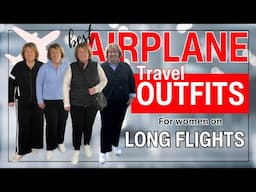 7 Comfortable Travel Outfits For Women Over 50! Perfect for Long Flights! ✈️