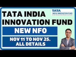 New NFO Alert: Tata India Innovation fund | Tata innovation fund latest news | New fund offer