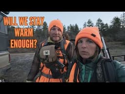 Hunting Mule Deer & Winter Camping in a Truck Camper - Testing the Limits of an Cheap Diesel Heater