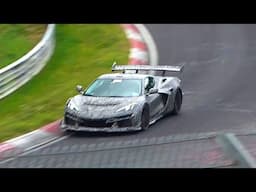 1200 HP Chevrolet Corvette Zora spied at Nürburgring