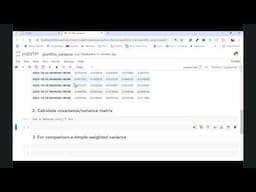 How to Calculate Multi-security Portfolio Variance & Volatility with Python in 5 Minutes