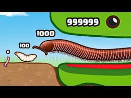 Can I evolve a Worm to MAX SIZE SNAKE?