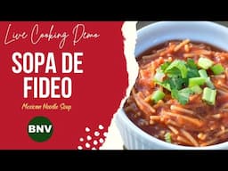 Sopa De Fideo - Live Demo