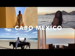 CABO VLOG | luxury villa, horseback riding, private yacht & nightlife!