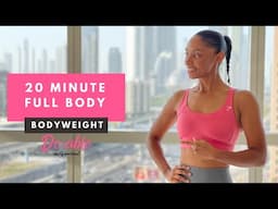 20min Full Body Workout - BODYWEIGHT | Build Muscle & Strength