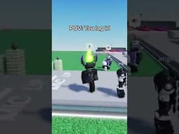 I Hit A Lag Spike IRL #roblox #shorts