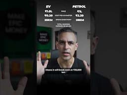 Petrol vs EV Scooter main kitni BACHAT?! | Ankur Warikoo #shorts