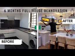 Before and After of FULL House Rennovation in Lagos, Nigeria ( From Start to finish)