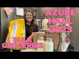 Azure Standard Haul Summer 2023 | Bulk Food Haul! | Stock My Pantry | Buying in Bulk | Monthly Haul!