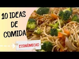 10 COMIDAS CASERAS ECONÓMICAS/FABI ZEA