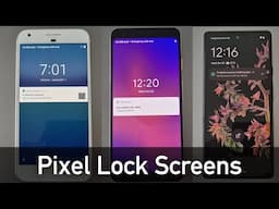 Android 7.1 - 15 Lock Screen UIs (Pixel)