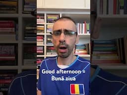 How to say “Good afternoon” (Bună ziua) in Romanian