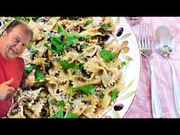 Creamy Winter Pasta With Chestnuts And Mushrooms | Ken's Greek Table