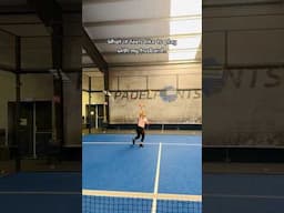 What it feels like to play Padel with my husband? #padel #husbandandwife #fun