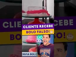 Cliente Caloteira Recebe BOLO DE PLÁSTICO!