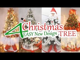 4 New Design DIY Christmas Tree Decoration Ideas 2024