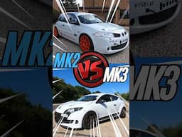 RENAULT MEGANE RS MK2 VS MK3 SOUND BATTLE! #renaultsport #meganers