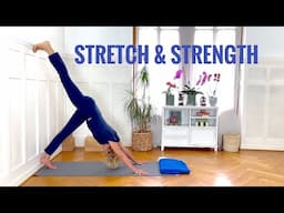 Stretch and Strength Yoga | 48 min | Beginner & Intermediate Level | Cat de Rham | OYT