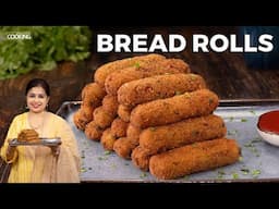 Bread Rolls | Evening Snacks Recipe | Finger Food | Tea Time Snacks | Bread Recipe | Veg Roll