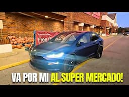 TESLA ME RECOJE AL SUPERMERCADO SOLO (POR PRIMERA VEZ)