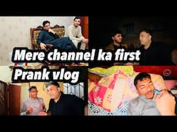 First prank vlog | very dangerous prank with Zeeshan  | Mirpur Ajk visit 2024 | @alibukhariuk3583