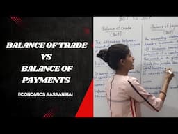 Difference between balance of trade and balance of payments | BOT VS BOP #macro #economicsaasaanhai