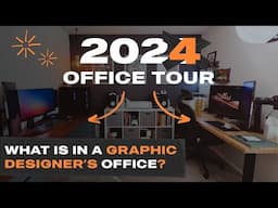 Graphic Designer's Office | WFH Setup Tour 2024